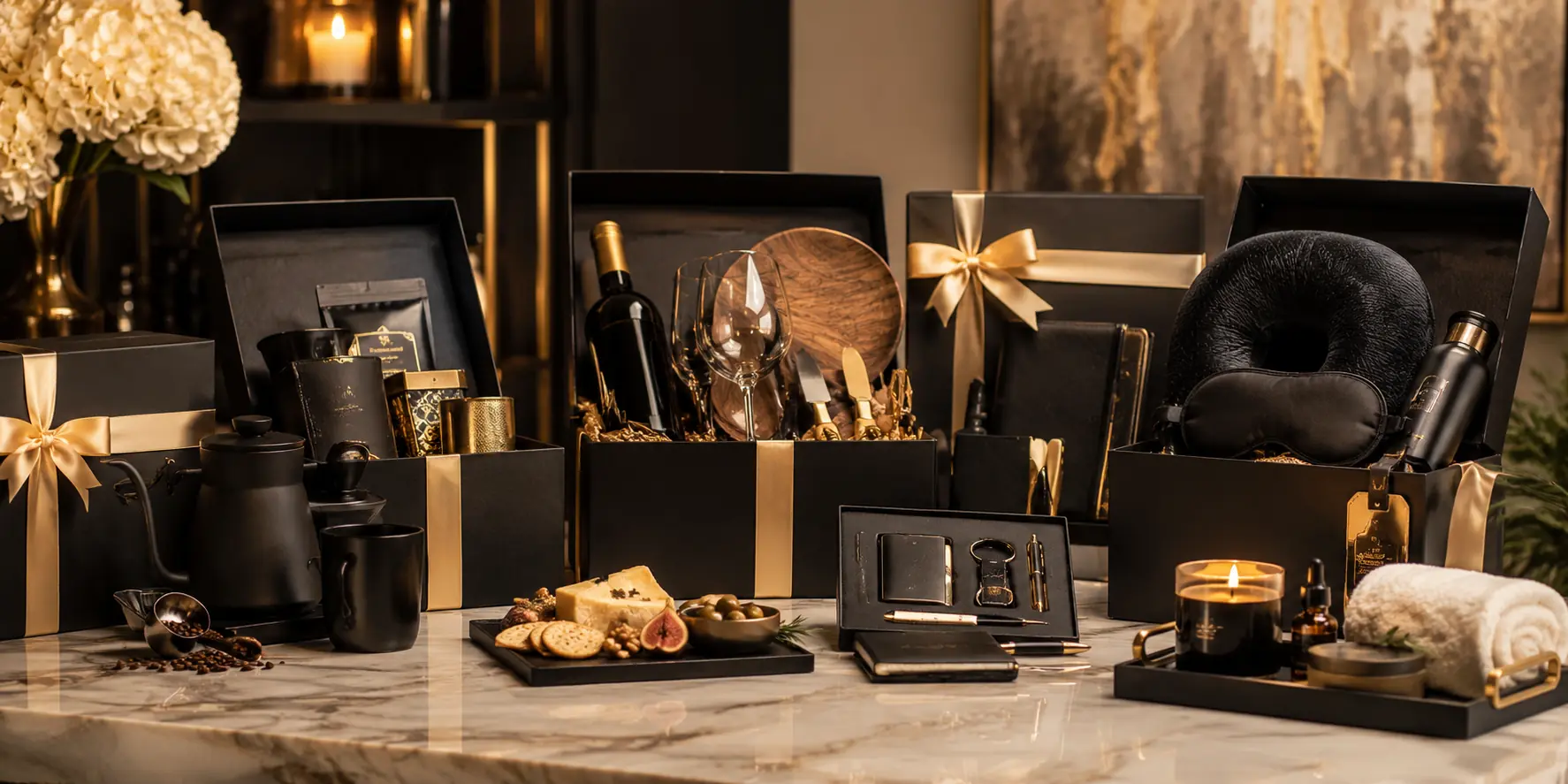 A range of Craft Line gift boxes