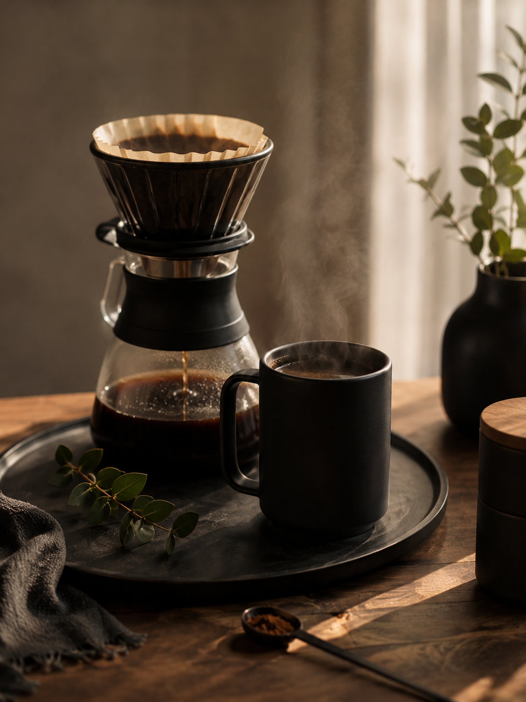 Morning Ritual Collection — pour-over coffee